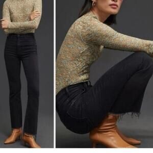 MOTHER The Hustler Ankle Fray Encounters at Night Jeans 29